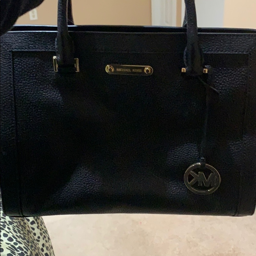 Michael Kors black purse, large size purse